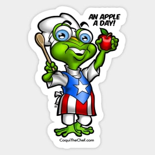 AN APPLE A DAY! Sticker